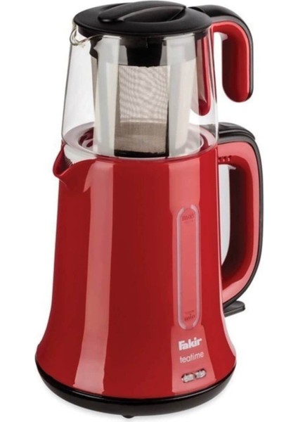 Teatime Kırmızı Siyah Çay Yapma Makinesi