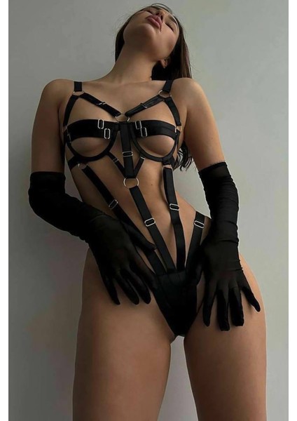 Triage Bantlı Body - Siyah