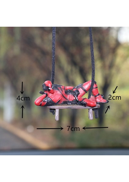 Araba Kolyesi Deadpool Dikiz Aynası Charms (Yurt Dışından)