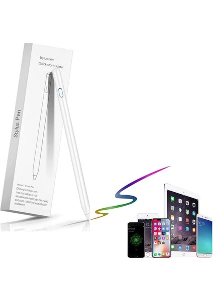 Evrensel Tablet ve Dokunmatik Telefonlarla Uyumlu Hassas Çizim ve Tasarım Kalemi (4767) - Lisinya