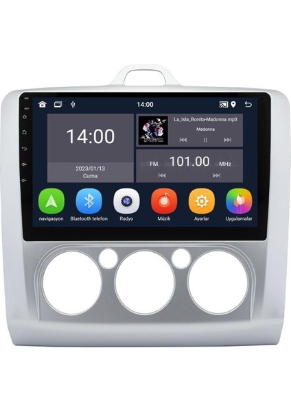 Ford Focus 2 Android Multimedya Sistemi Analog Klima (2006-2011) For-X 2/32
