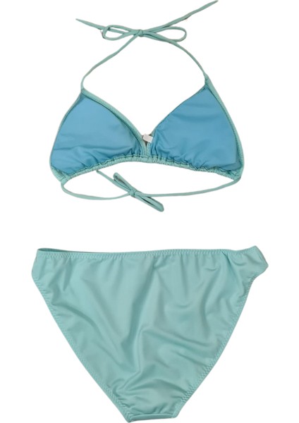 Çağrı Mayo Turkuaz Kadın Bikini Takımı Üçgen Kalıp fiyatları