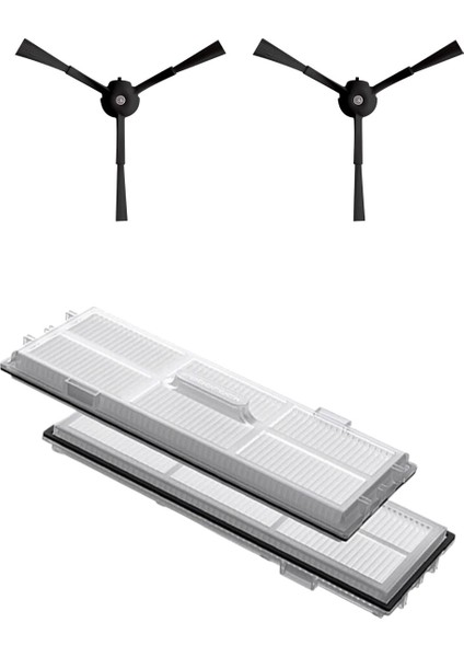 Roborock S8, S8+ ( Plus ), S8 Pro Ultra Robot Süpürge Uyumlu 4'lü - Yedek Parça Seti