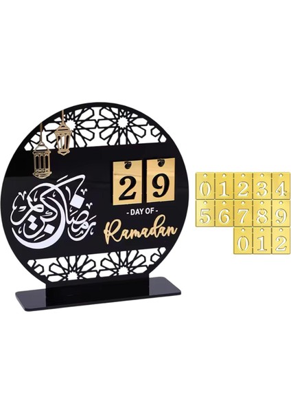 Ramazan Advent Takvim Ev Teslim Parti I Camim Yuvarlak Şeklinde (Yurt Dışından)