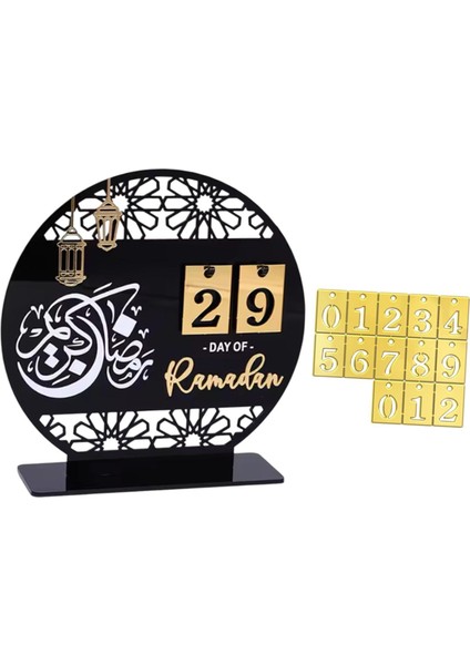 Ramazan Advent Takvim Ev Teslim Parti I Camim Yuvarlak Şeklinde (Yurt Dışından)