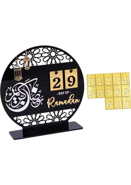 Ramazan Advent Takvim Ev Teslim Parti I Camim Yuvarlak Şeklinde (Yurt Dışından)