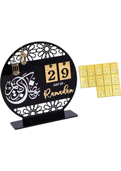 Ramazan Advent Takvim Ev Teslim Parti I Camim Yuvarlak Şeklinde (Yurt Dışından)