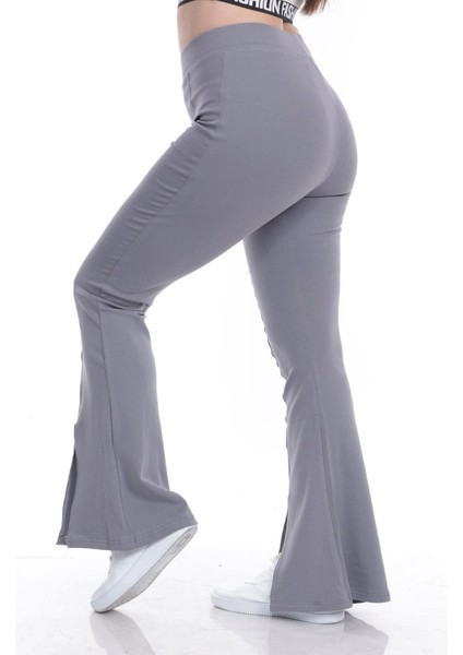 Füme Yırtmaçlı Ispanyol Paça Tayt fırsatları