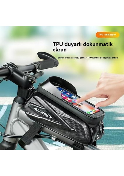 Mkjınmeı Su Geçirmez Dağ Bisikleti Çantası, Üst Boru Çantası, Ön Kiriş Çantası, Cep Telefonu Çantası, Askılı Çanta (Yurt Dışından) fırsatları