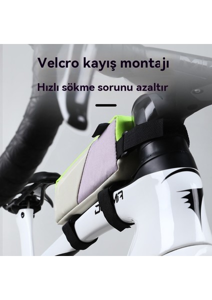 Mkjınmeı Dağ Bisikleti Bisiklet Çantası Üst Boru Çantası Ön Kiriş Çantası Bisiklet Ekipmanı (Yurt Dışından) modelleri