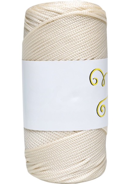Makrome Ipi 3mm Polyester Ekru