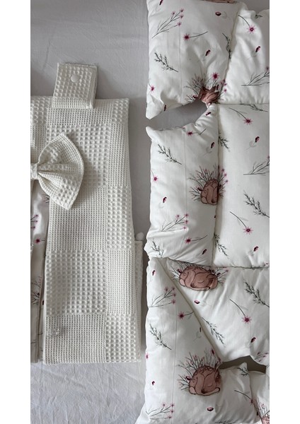 Bebek %100 Pamuk Poplin Puset Minderi_ Ceylan Desenli