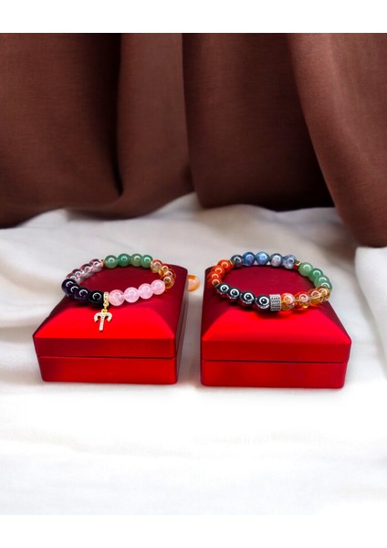 Doğal Taş Koç Burcu Bileklik Özel Işıklı Kutusuyla Gönderim Sağlancaktır