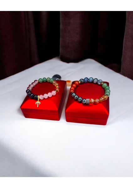 Doğal Taş Koç Burcu Bileklik Özel Işıklı Kutusuyla Gönderim Sağlancaktır fırsatları