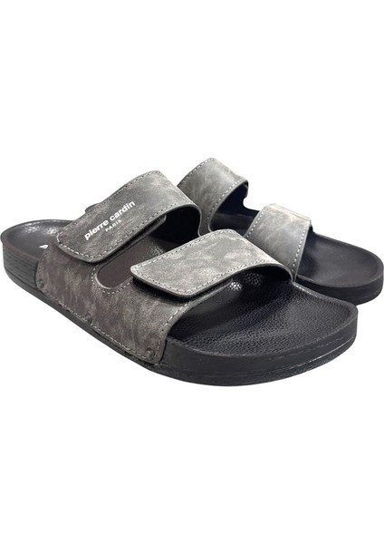 Çift Bantlı Cırtlı Anatomik Taban Erkek Terlik