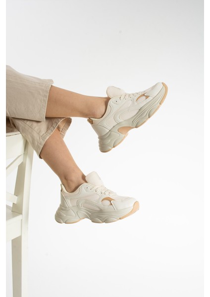 Nagen Kadın Beyaz Mavi Pudra Günlük Spor Ayakkabı modelleri