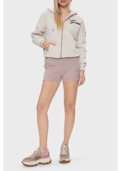 Britney Pamuklu Relaxed Fit Cepli Short V3GD13KB3P2 Bayan Short V3GD13 KB3P2 G4Q9