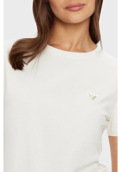 Colette Streç Pamuklu Regular Fit Bisiklet Yaka T Shirt V4YI09J1314 Bayan T Shirt V4YI09 J1314 G6K5
