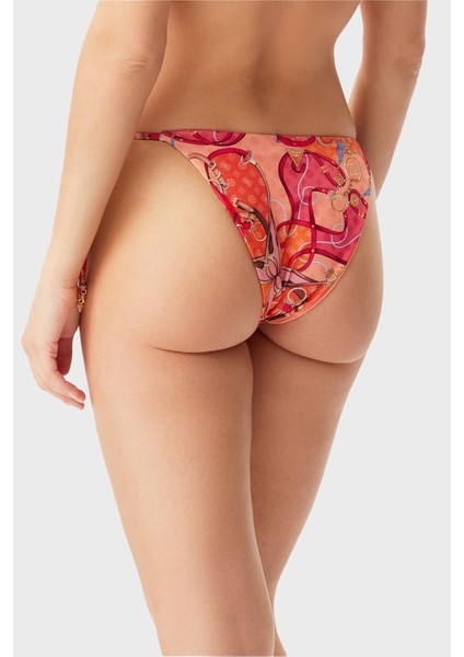 String Desenli Bağlamalı Bikini Altı E5GO15KCR12 Bayan Bikini Altı E5GO15 KCR12 P34K