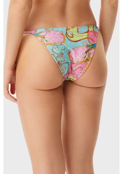 String Desenli Bağlamalı Bikini Altı E5GO15KCR12 Bayan Bikini Altı E5GO15 KCR12 P7WO
