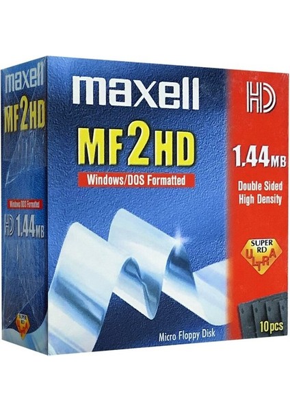MF2HD 3.5 1.44MB Floppy Disket (10'lu Paket)
