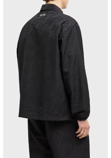 Logolu Regular Fit Jakarlı Monogram Ceket Erkek Ceket 7M000262 AF13722 UC001