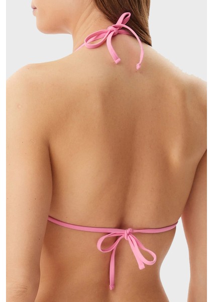 Triangle 4g Logo Baskılı Üçgen Bağlamalı Bikini Üstü E5GJ27KCRL2 Bayan Bikini Üstü E5GJ27 Kcrl2 P6FA