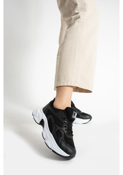 Nagen Kadın Siyah Beyaz Günlük Spor Ayakkabı fırsatları
