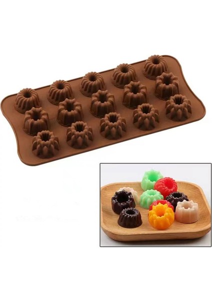 Silikon Kek Kalıp Minik Donut Kalıbı