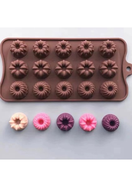 Silikon Kek Kalıp Minik Donut Kalıbı