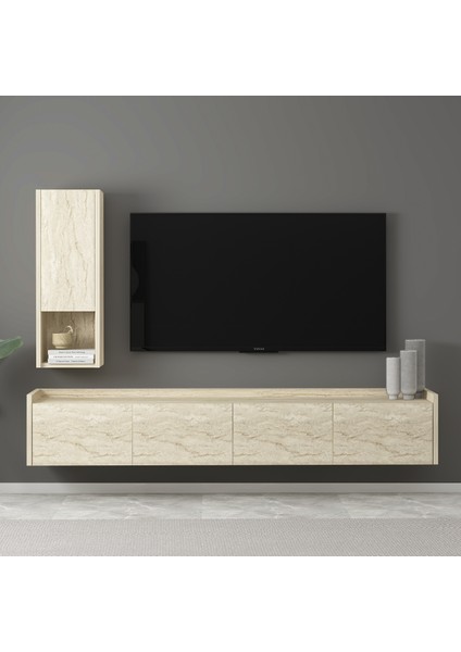 T007 Duvara Monte, Raflı Tv Ünitesi