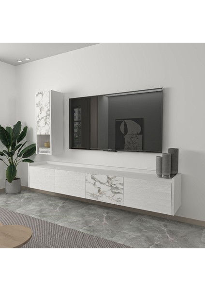 T007 Duvara Monte, Raflı Tv Ünitesi fiyatları