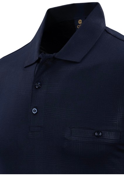 Erkek Polo Yaka Cepli Klasik Kalıp Tişört - 5107