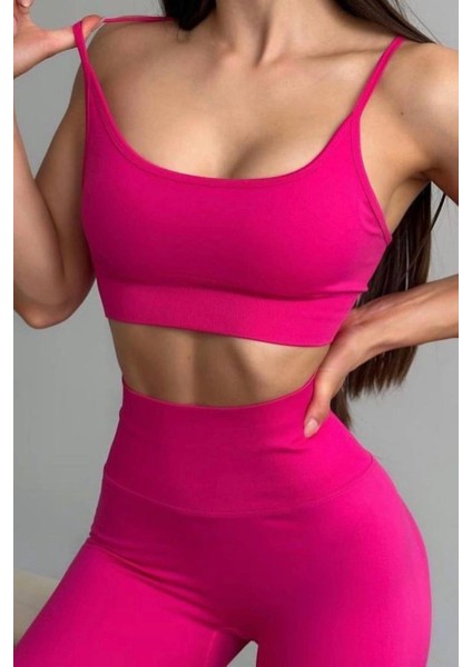 Poppita Şortlu Takım - Neon-Pembe