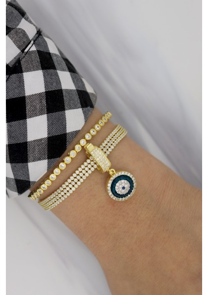 925 Ayar Gümüş Nazar Charm