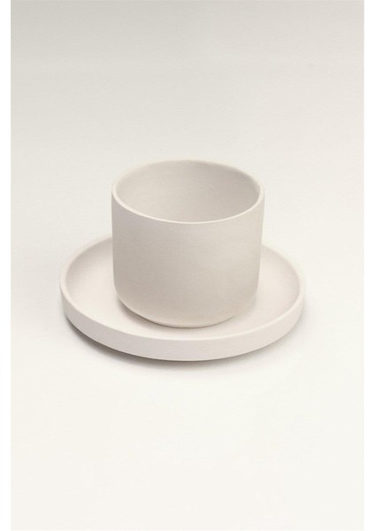 Lina Kulpsuz Fincan - Seramik Bisküvi 8'li (Ham Ürün) indirimleri