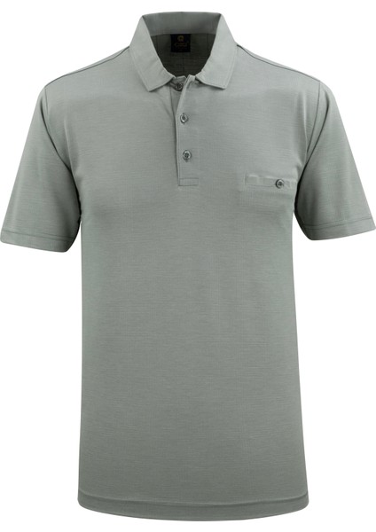 Erkek Polo Yaka Cepli Klasik Kalıp Tişört - 5107