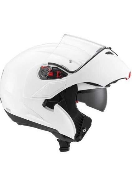 Kask Agv Compact St Sold Plk Çene Açilir White