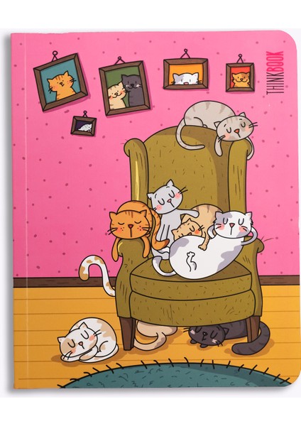 Thinkbook Sleepyheads Kenar Baskılı Defter, 14.5X18 cm modelleri