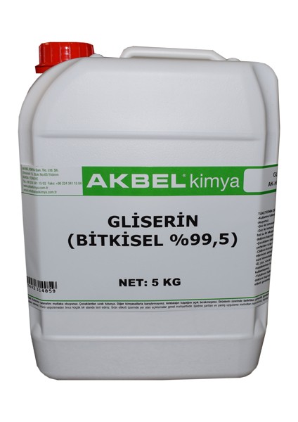 Gliserin 5 Kg Bitkisel %99,5