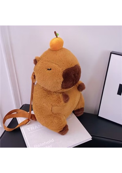 Çirkin Capybara Sırt Çantası Peluş Bebek Tatil Hediyesi (Yurt Dışından) fırsatları