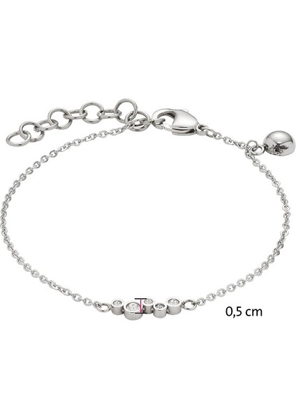 Dalgalı Swarovski® Kristalli Manyetik Bileklik