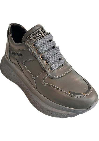 Gri Deri Comfort Taban Sneaker fiyatları