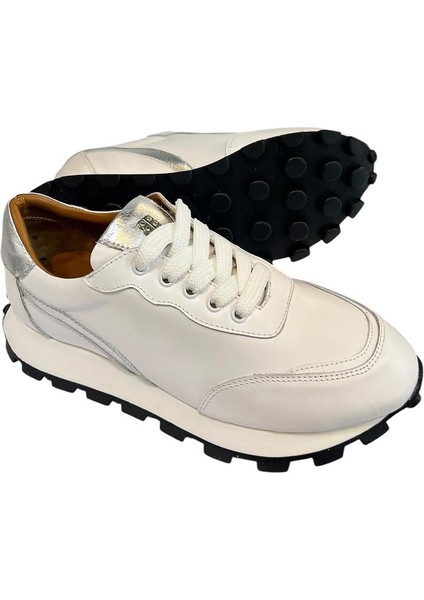 Beyaz Deri Comfort Taban Sneaker modelleri