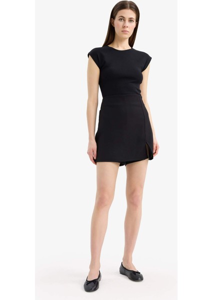 Slim Fit Dar Kesim Bisiklet Yaka Basic Düz Modal Kısa Kollu Tişört F0685AX25SP fiyatları