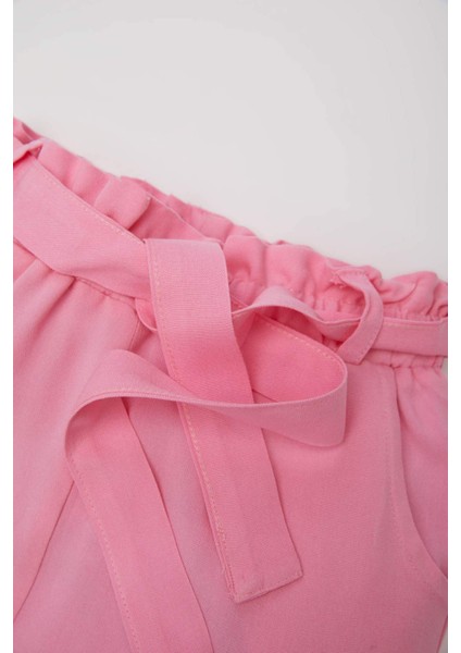 Kız Bebek Wide Leg Düz Paça Pantolon E2941A525SP