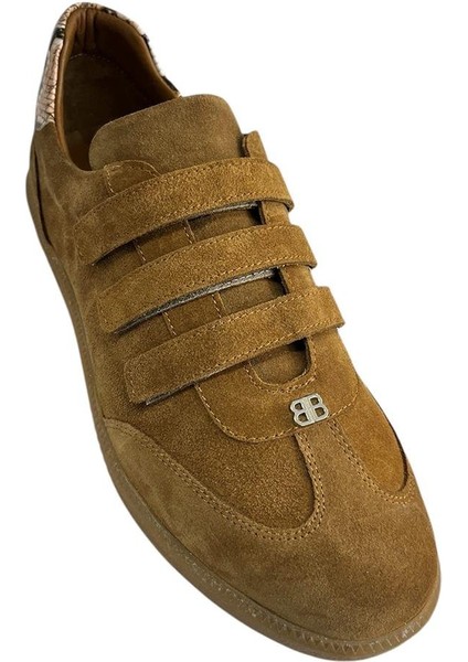 Taba Süet Deri Comfort Taban Sneaker