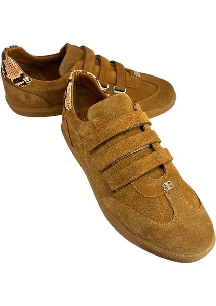 Taba Süet Deri Comfort Taban Sneaker modelleri
