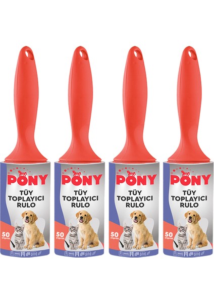 Tüy Toplayıcı Rulo 4 Lü Set Kedi Köpek