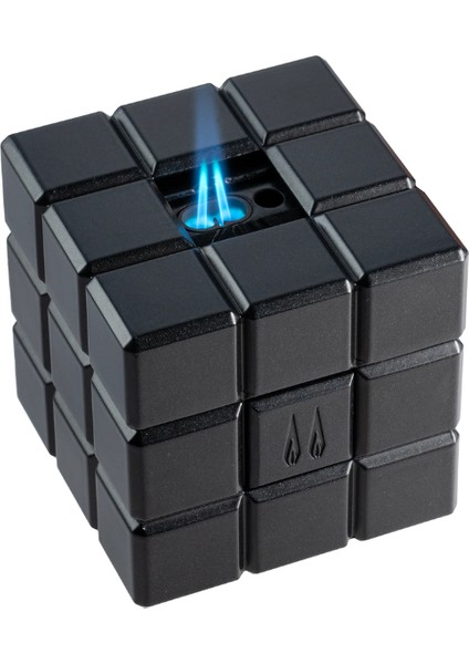Heritage Çift Torch Pürmüz & Soft Flame Siyah Masa Tipi Puro Çakmağı